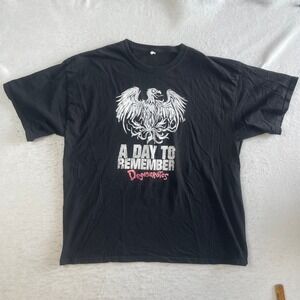 A Day To Remember T Shirt Mens XL Black Degenerates Tour 2019 Band Graphic Tee